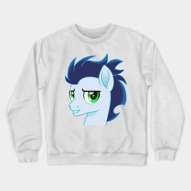 Soarin portrait Crewneck Sweatshirt by CloudyGlow